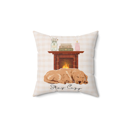 Cozy Puppy "Stay Cozy" Cushion