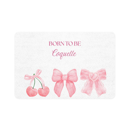 Coquette Pet Food Mat - "Born to Be Coquette"