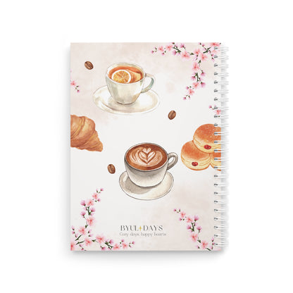 Cozy Notebook – Coffee and Croissants