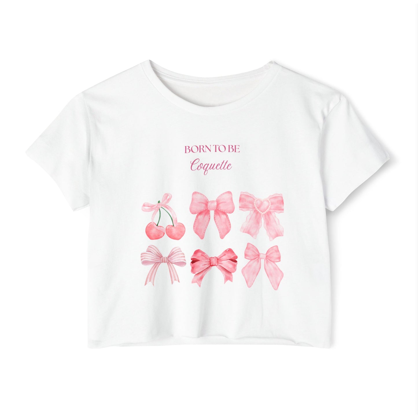Crop Top — "Born to Be Coquette"