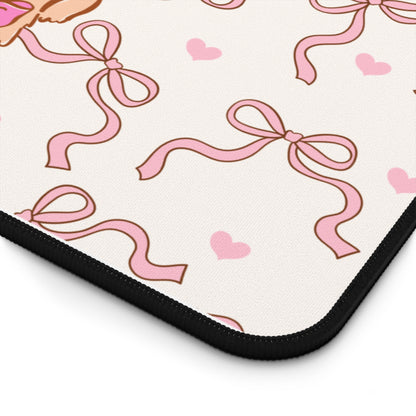 Coquette doggy "Queen of the house" desk mat