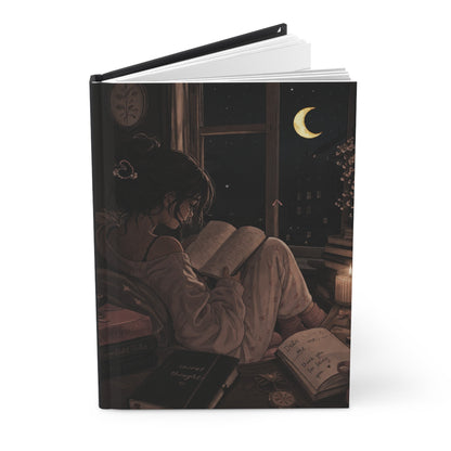 Cuaderno de tapa dura -Diarios a la luz de la luna